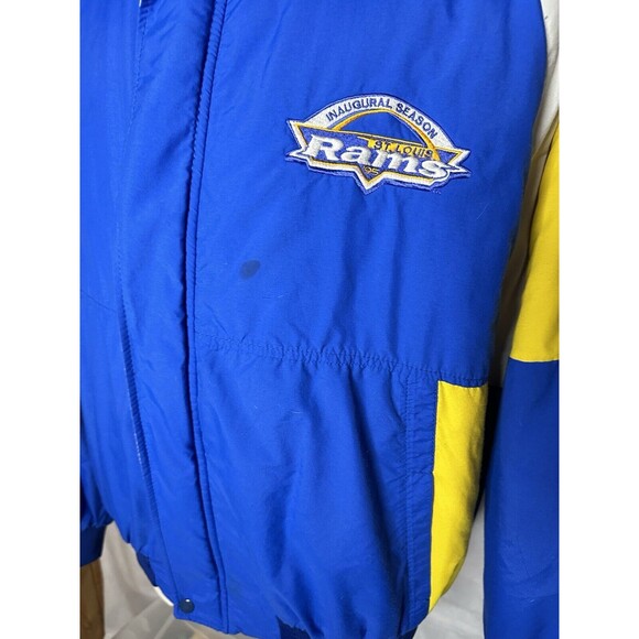 Vintage 90’s St. Louis Rams/ Coca Cola Puffer Jacket Made In USA - Picture 3 of 5